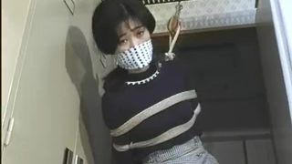 Sexy Office Girl Tied Gagged and Struggling