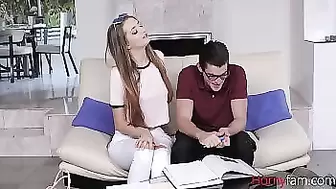 Sister fucks Brother While Studying- Avery Adair