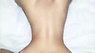 Asian hottie with tiny waist fucked pov doggystyle