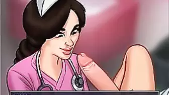 Hot sex with a mature lady and blowjob from a nurse l My sexiest gameplay moments l Summertime Saga[v0.18] l Part #12