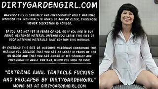 Extreme anal tentacle fucking and prolapse by Dirtygardengirl