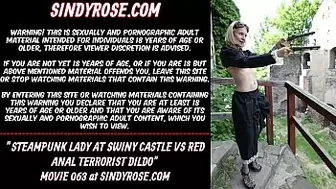 Steampunk skank at Swiny castle vs red anal terrorist