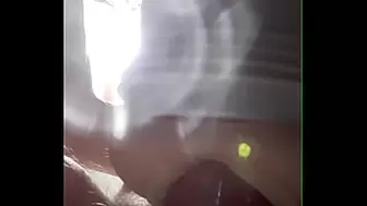Al Cums while fucking the flashlight