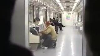 jap couple public blow in train