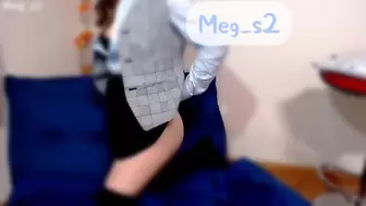 Thai woman plays with toys - Business style.