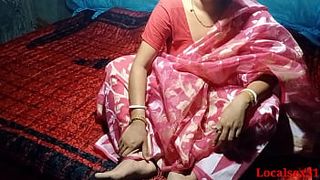 Red Saree Bengali Wifey Drilled by Hard core (Official film By Localsex31)