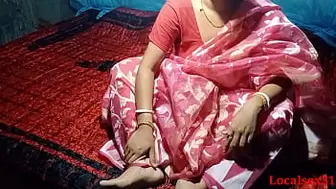 Red Saree Bengali Wifey Drilled by Hard core (Official film By Localsex31)