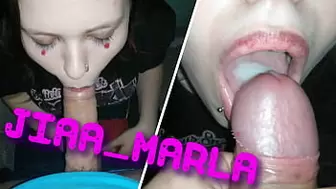 NO MERCY FOR MY THROAT - Extreme deepthroat and facefuck in the entryway