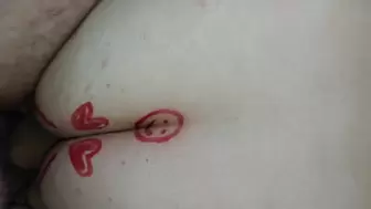 Extreme twat and anal tattoos screwed hard with large cream-pie and spunk in mouth