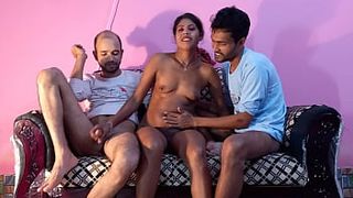 Amateurs Gf his 2 bf's with first time hard core fuck Threesome Bengali porn