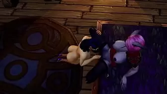 Fingering, Fisting and Extreme Dildo | Warcraft Porn Parody