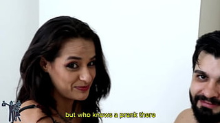Wifey hired a slut as a gift for her fiance (Subtitled in English)