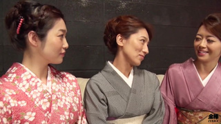 Thai traditional kimono orgy with Maki Hojo and friends