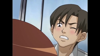 Cartoon student gets gangbanged in bathroom